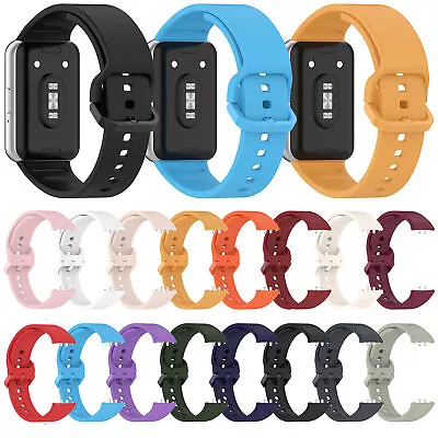 Silicone Strap With Buckle Smartwatch Bracelet For Samsung Galaxy Fit3 (SM-R390) • $14.99