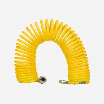 Compressor Air Line Hose 10M Coil 10 Metre Coiled For Air Tools 1/2  Swivel NEW • £12.99