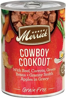 Merrick Grain Free Wet Dog Food Cowboy Cookout - 12.7 Ounce (pack Of 12) • $59.99