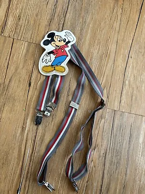 Vintage Kids Disney Suspenders Mickey Mouse • $10