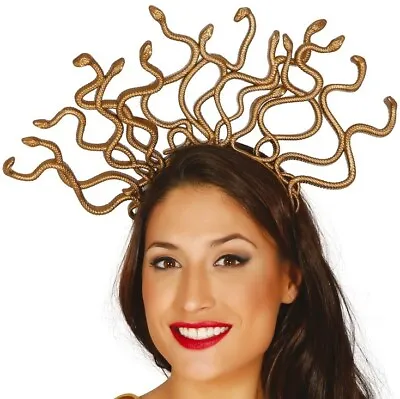 Medusa Fancy Dress Headband With Snakes Madusa Greek Mythology Headpiece Fg • $15.76
