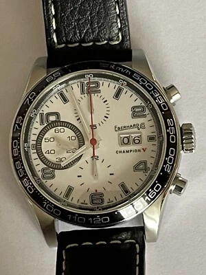 £995 • Buy Eberhard & Co Champion V Grande Date Chronograph, Automatic, 43mm.