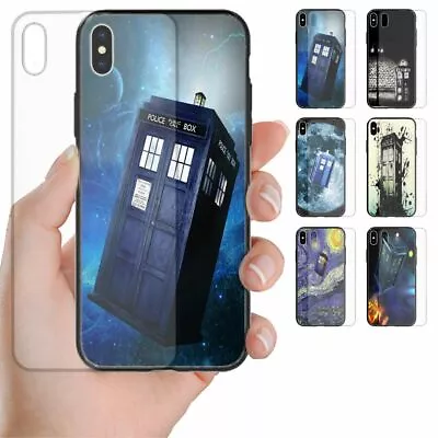 For OPPO Phone Series Police Box Theme Print Tempered Glass Back Phone Cover #1 • $14.98