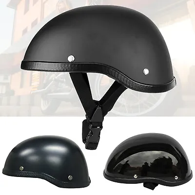 Motorcycle Half Helmet Ultra-Thin Comfortable Beanie Cruising Skull Cap C3M2 • $19.90