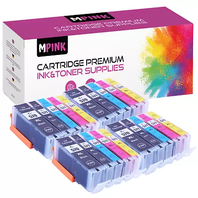 Set Compatible Ink Cartridges For Canon PGI-570 CLI-571 PIXMA MG5700 MG5750 • £13.50