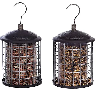 £15.98 • Buy Squirrel Blocking Bite Proof Wild Bird Fort Guard Cage Seed & Peanut Feeders