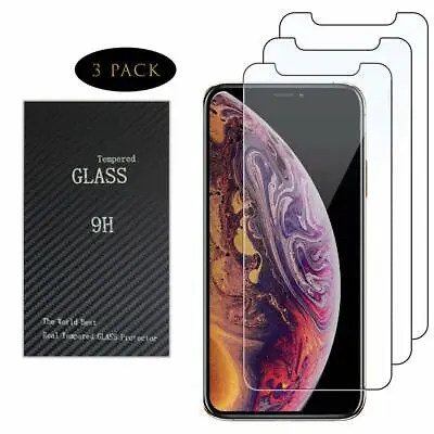 $36.29 • Buy [3-Pack] IPhone Xs / 11 Pro / X Screen Protector (2018) Premium Tempered Glass G