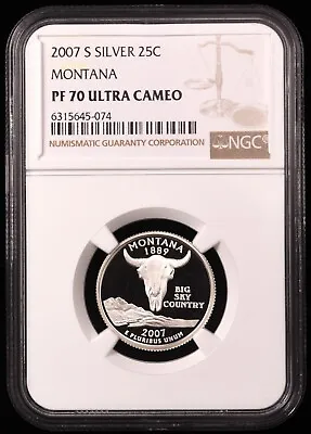 2007-S Montana Silver Statehood Quarter NGC PF 70 ULTRA CAMEO • $28.95