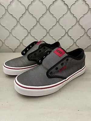 Brand New Vans Atwood Shoes Sneakers Youth 5/Women’s 6 Grey Black • $29.98