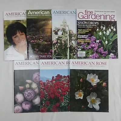 $43.99 • Buy American Rose Fine Gardening Magazines Lot Of 7 2015-2016-2017 Flowers Plants