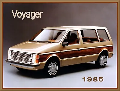 1985 Plymouth Voyager Mini Van Refrigerator Magnet 42 MIL Thickness • $5.35