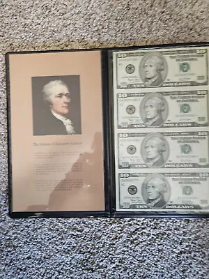 World Reserve Monetary Exchange Certified Uncut $10 Bills • $129