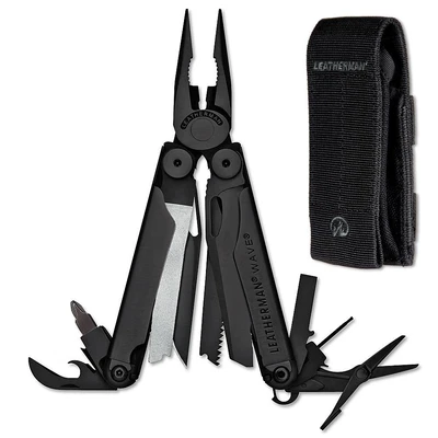 $158.99 • Buy Leatherman Wave Multi-Tool, Black Oxide WIth Black Molle Sheath - 830246 - NEW