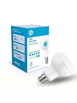 Beacon Lighting GE 7.3W LED ES R80 Globe In Cool White • $20.95