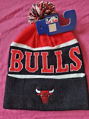 Mens Boys Chicago Bulls Beanie Hat Bnwt Nba • £7.49