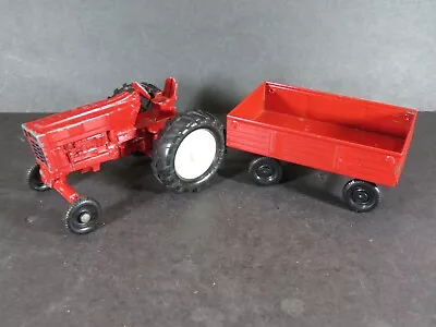 Vintage ERTL Red International Farm Tractor Wagon Trailer Model # 74-7650  B6243 • $12.80