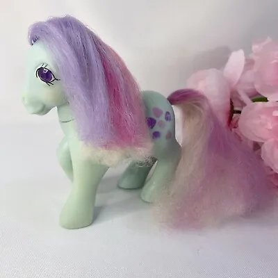 My Little Pony G1 Sweet Stuff Purple Twinkle Eye Gumdrop Vintage 1985 Blue • $9.99