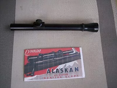 Lyman Alaskan 2.5X *Sniper* Rifle Scope Crosshair Nice • $549.99