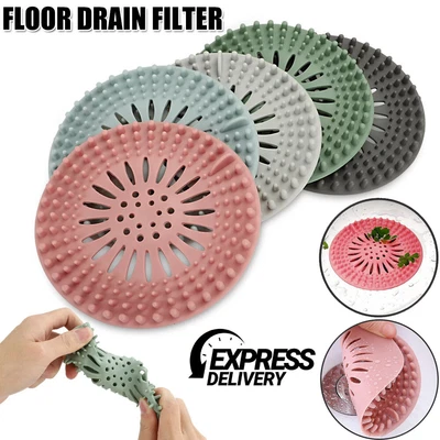 £2.19 • Buy 2Pcs Bathroom Hair Trap Shower Bath Plug Waste Catcher Stopper Drain Sink Filter