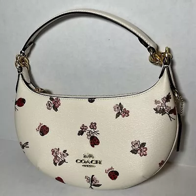 Coach Mini Payton Ladybug Floral Print Shoulder Bag Handbag Purse Hobo • $110