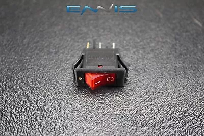 Rocker Switch On Off Mini Toggle Red Led 12v 16 Amp Ec-1220rd • $7.95