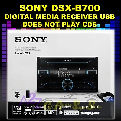 Sony Dsx-b700 2-din Dual Bluetooth Car Stereo Siriusxm Ready Voice Control New • $79.99