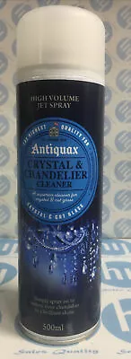 Antiquax Crystal Glass Chandelier Cleaning Spray 500ml Simply Spray On Drips Off • £10.99