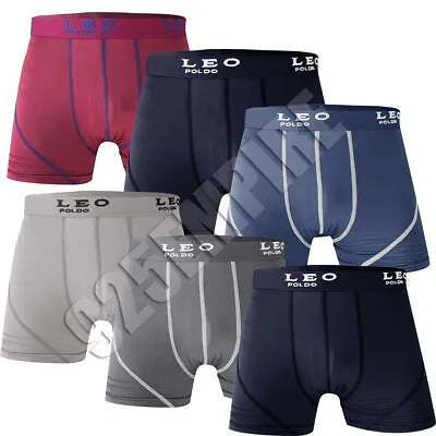 6 Pack Boxer Briefs Men Performance Sports Underwear Cool Quick Dry Waist • $18.99