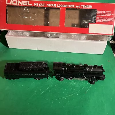 Lionel New York Central Steam Engine And Tender # 6-8516 O Gauge • $69.99