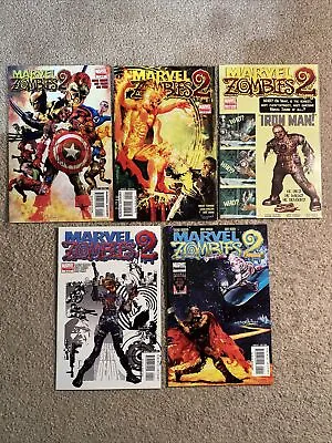 Marvel Zombies 2 Comic Lot Complete Set 1-5 2007 Kirkman Phillips Chung See Pics • $49.95