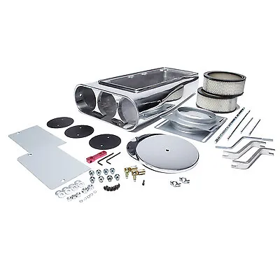 Mr. Gasket 6650G Street Scoop Dual 4-Bbl Carbs Air Cleaner Assembly Street Scoo • $420.93