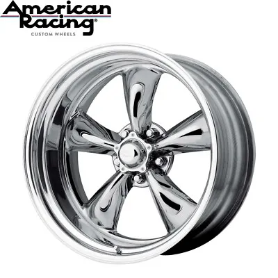 (1) American Racing Vintage Torq Thrust II VN515 Polished Wheel 15x7 5x4.75 -6mm • $176