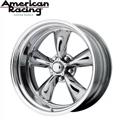 (1) American Racing Vintage Torq Thrust II VN515 Polished Wheel 15x8 5x4.75 00mm • $178