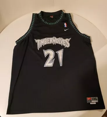 Minnesota Timberwolves Kevin Garnett 1997-98 Vintage Nike Team Jersey Size 3XL • $94.99