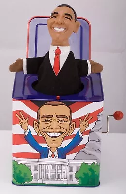 Barack Obama Jack-in-the-box Toy Direct From Creator/artist LIMITED EDITION • $29.95