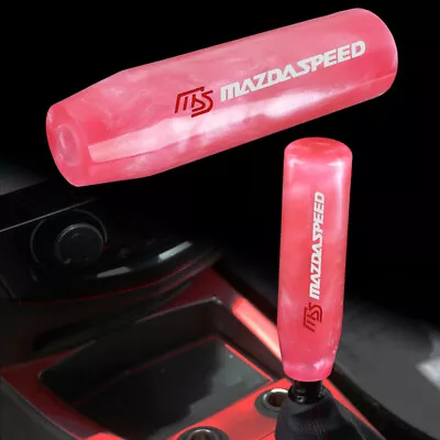 MS MAZDASPEED Pearl Red Long Stick Manual Car Gear Shift Knob Shifter Universal • $20.88