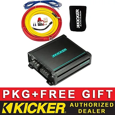 Kicker Kma800.1 Class D Mono Amp Boat/marine Audio Amplifier Package+4awg Kit • $319.99