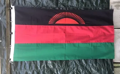 Malawi National Flag 6'x3’ Panel Sewn Heavy Flag Cotton  London 2012 Olympics • £55
