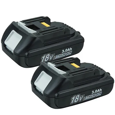 2X FOR Makita BL1815 18 Volt 3.0 Ah Compact Li-Ion Battery BL1820 BL1815N BL1830 • $27.89