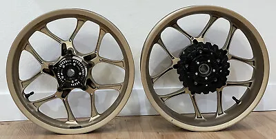 2016 Yamaha R1 OEM Gold Wheels Will Fit 2015-2023 • $4000