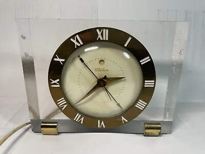 Working Vintage Telechron  Lucite Electric Clock Model 7H141 • $35