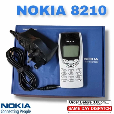 £24.99 • Buy Classic NOKIA 8210 White With Full BOX SIM FREE UNLOCKED With WARRANTY UK SELLER