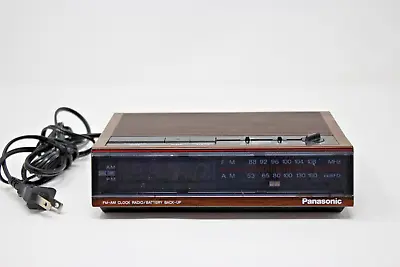 VTG Panasonic Sure Time Alarm Clock AM FM Radio RC 6065 Bat Backup W Grain Works • $9.99