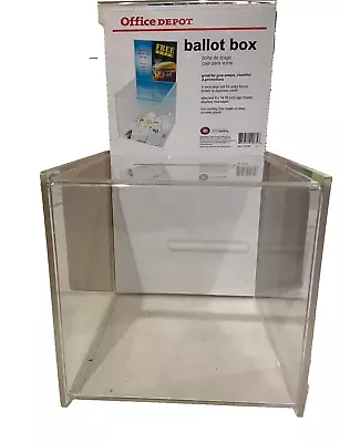 OPEN BOX OfficeMax Ballot Box • $29.99