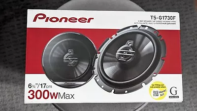 Pioneer TS-G1730F 6.5  3 Way Coaxial Car Van Door Speakers 300W - Black • £20