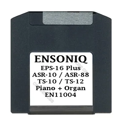 $24.99 • Buy Ensoniq EPS-16 Plus, ASR-10 & 88, TS-10 &12 100MB Zip Disk Piano + Organ EN11004