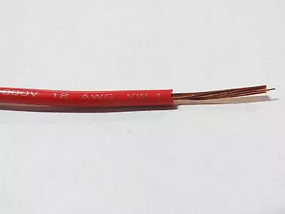 18 Gauge Wire Red 25' Ft Primary Awg Stranded Copper Power Remote Mtw Machine • $10.95