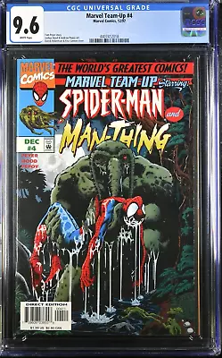 MARVEL TEAM UP #4 [1997] - CGC 9.6 - Marvel Comics - WP - SPIDER-MAN / MAN-THING • $29.99