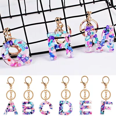 1PC English Alphabet  A-Z Initials Keychain Alphabet Keyring Bag Pendant Gifts  • £2.63