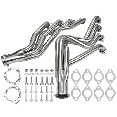 Exhaust Manifold Headers For Chevy 1968-1972 BBC 396 427 Chevelle Camaro Silver • $219.99